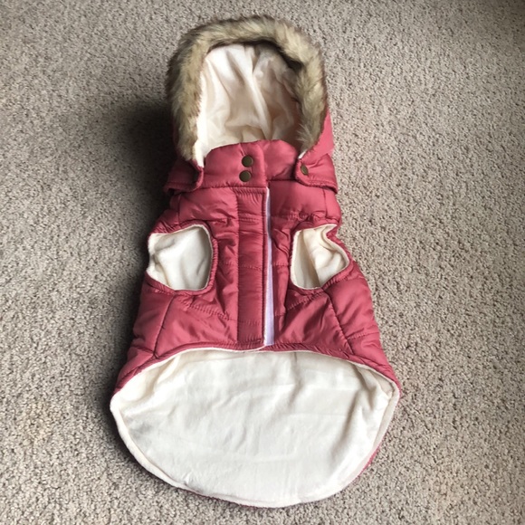 DUSTY ROSE DOG COAT - Picture 2 of 2